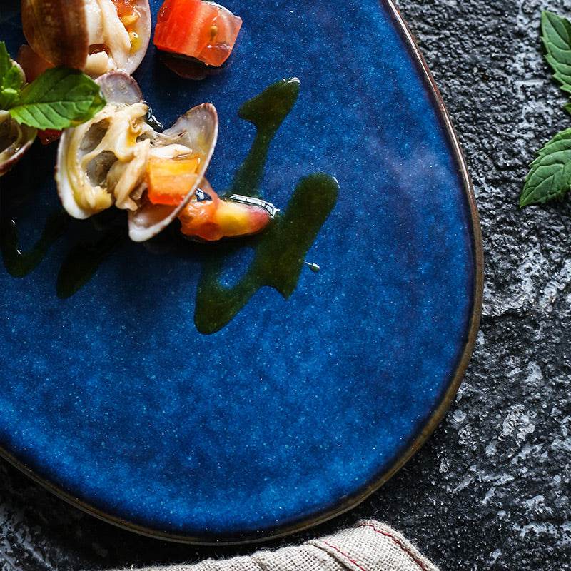 Sushi sashimi plate snack plate flat plate - Mubimart