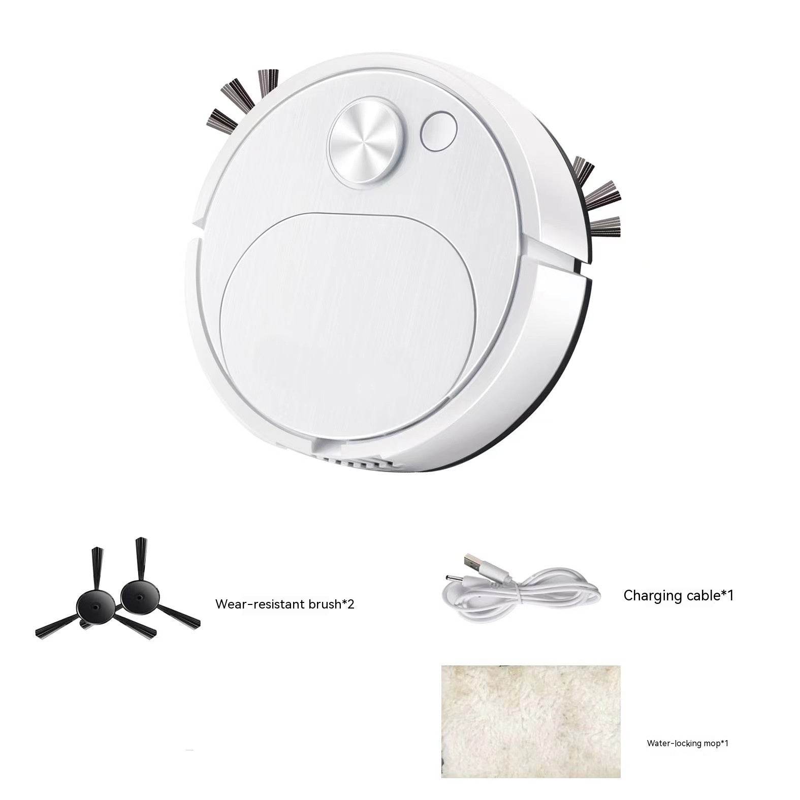 Sweeping Robot Automatic Household Mini Cleaning Machine USB Rechargeable Smart Vacuum Cleaner - Mubimart