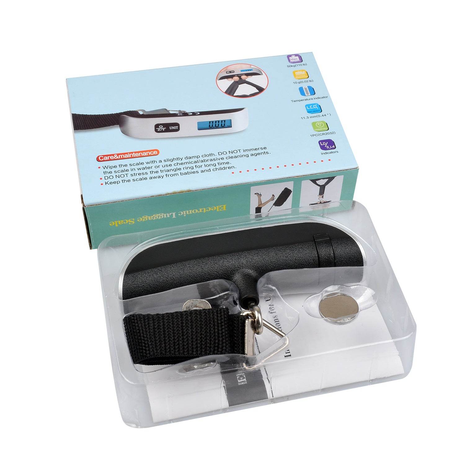 T-shaped Electronic Luggage Scale Express Weighing Luggage Travel - Mubimart