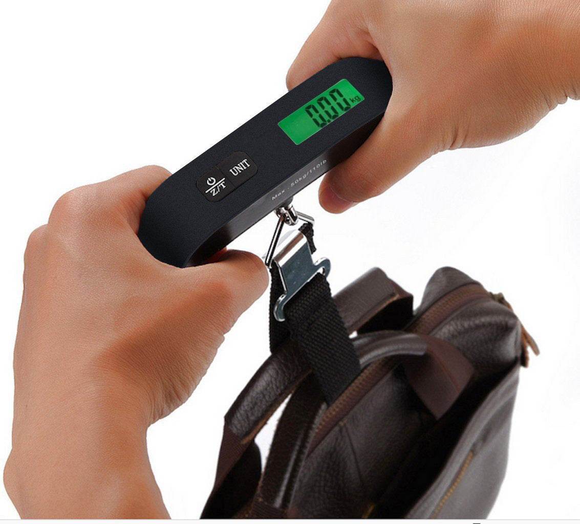 T-shaped Electronic Luggage Scale Express Weighing Luggage Travel - Mubimart