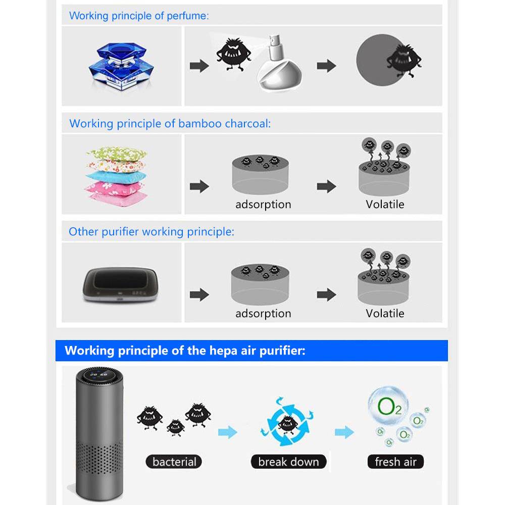 TVOC Air Detection Purifier - Mubimart