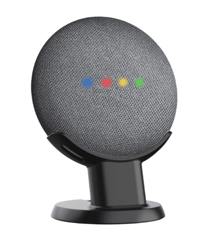 Table holder Voice Assistants Compact Holder Case Plug in Kitchen Bedroom Study Audio Mount - Mubimart