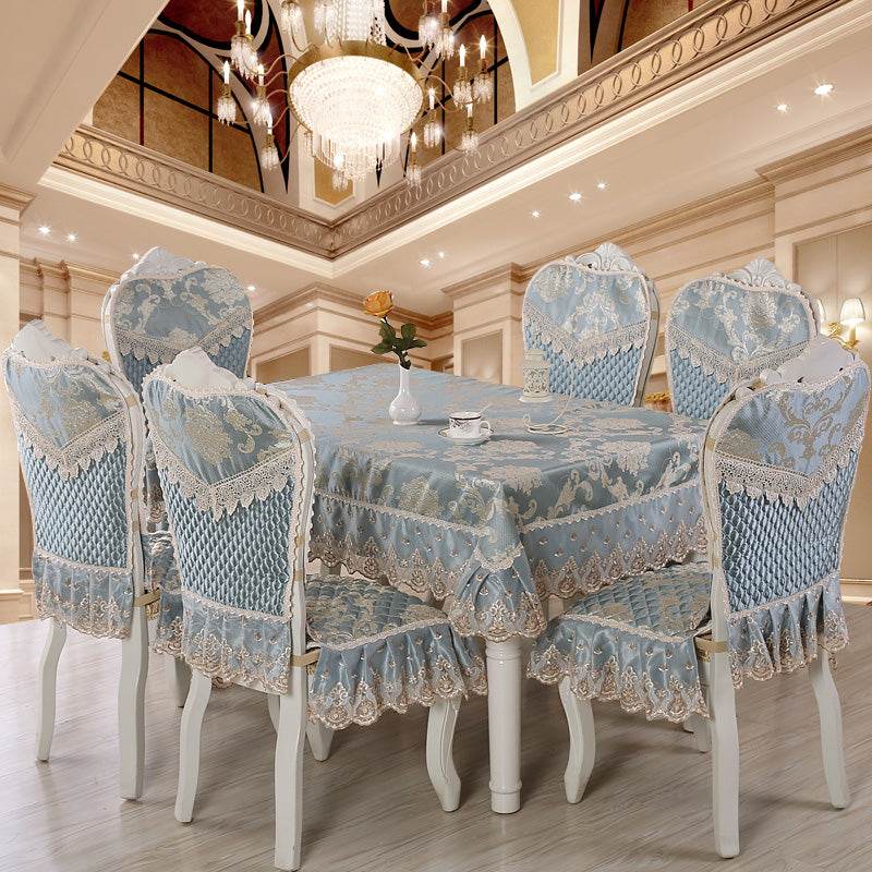 Tablecloth Round Tablecloth Chair Cushion - Mubimart