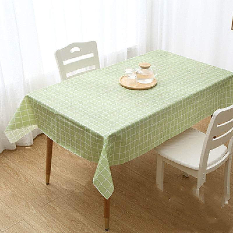 Tablecloth Waterproof PVC Table Mat Tablecloth Cover Tablecloth - Mubimart