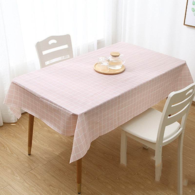 Tablecloth Waterproof PVC Table Mat Tablecloth Cover Tablecloth - Mubimart
