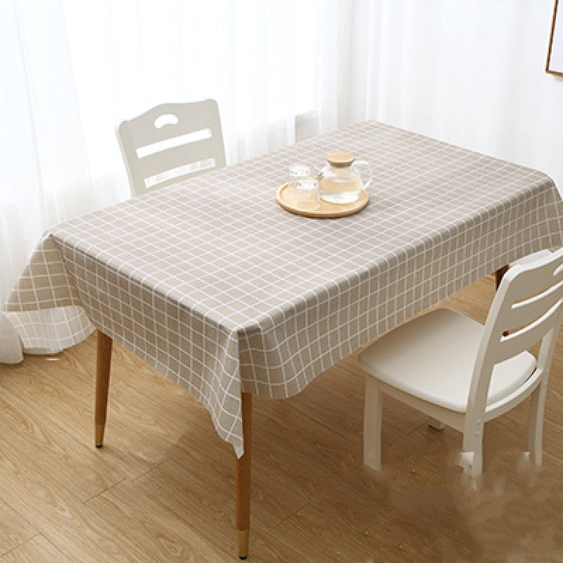 Tablecloth Waterproof PVC Table Mat Tablecloth Cover Tablecloth Mubimart