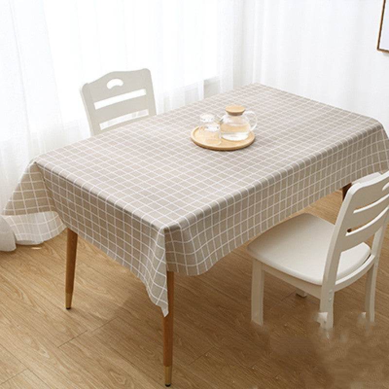 Tablecloth Waterproof PVC Table Mat Tablecloth Cover Tablecloth - Mubimart