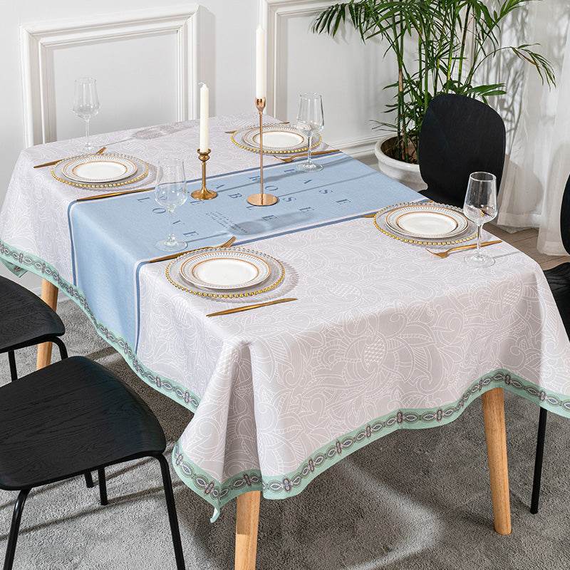 Tablecloth cotton and linen tablecloth - Mubimart