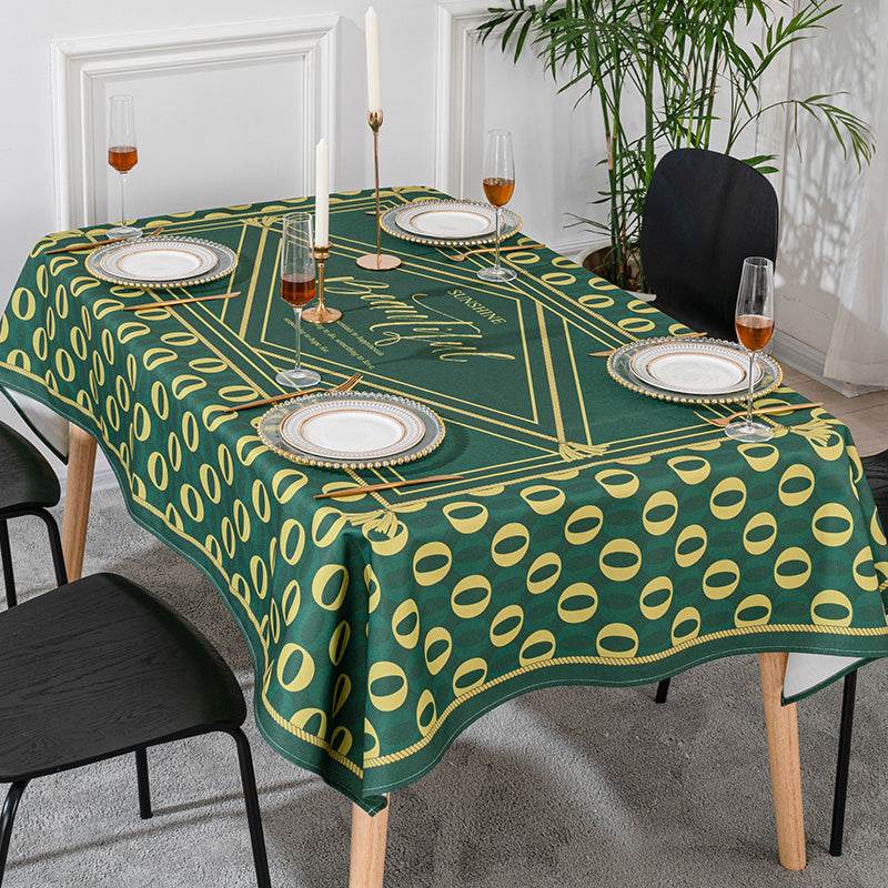 Tablecloth cotton and linen tablecloth - Mubimart