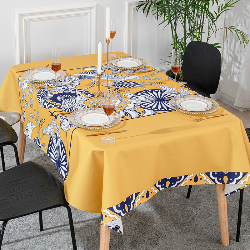 Tablecloth cotton and linen tablecloth Mubimart