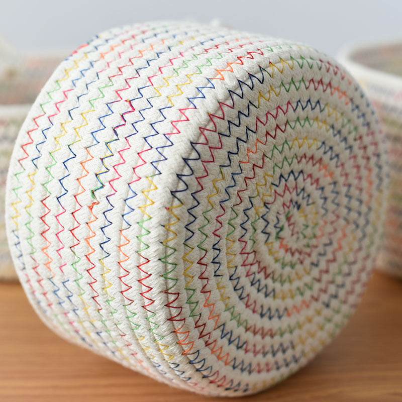 Tabletop Fabric Toy Storage Basket - Mubimart