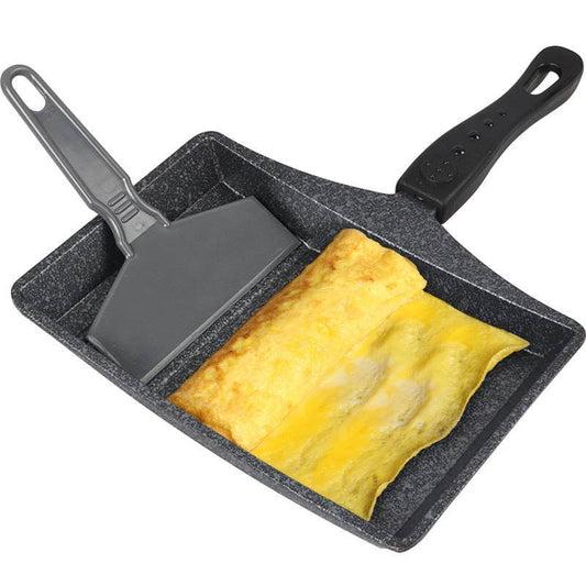 Tamagoyaki Pot Siomaifan Stone Non-stick Pan Japanese Egg Roll Pan Frying - Mubimart