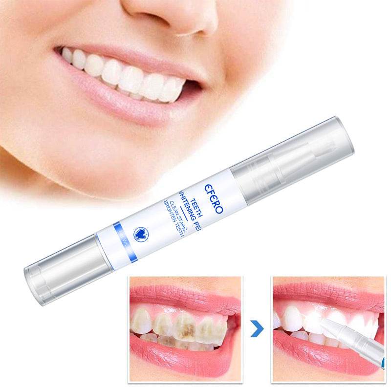 Teeth Whitening Pen Cleaning Serum Remove Plaque Stains Dental Tools Whiten Teeth Oral Hygiene Tooth Whitening Pen - Mubimart