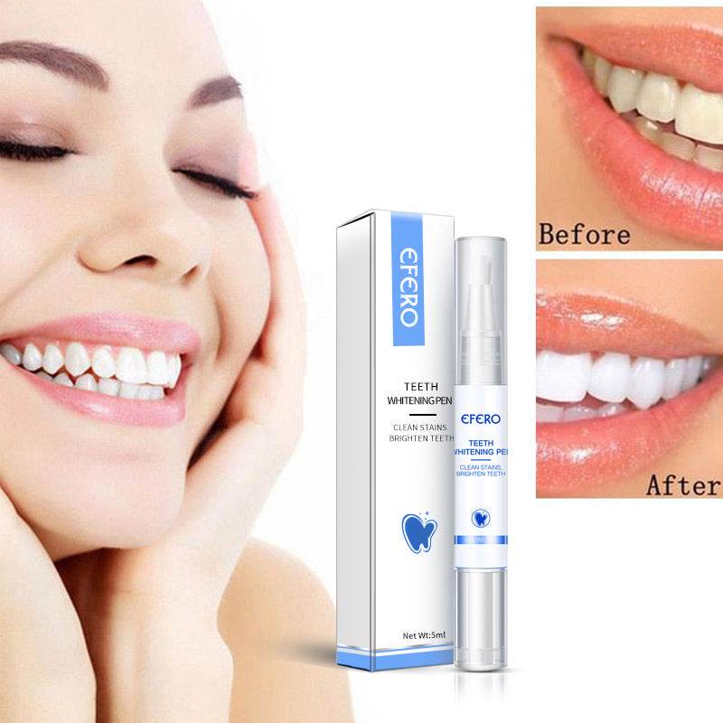 Teeth Whitening Pen Cleaning Serum Remove Plaque Stains Dental Tools Whiten Teeth Oral Hygiene Tooth Whitening Pen - Mubimart