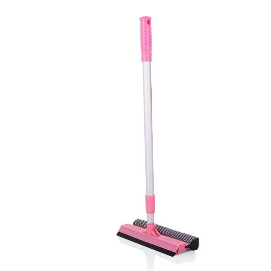 Telescopic rod double-sided glass cleaner - Mubimart -  