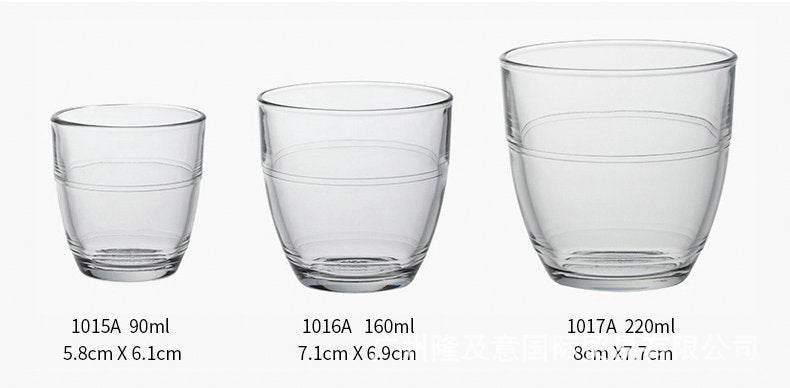 Tempered Glass Water Wine Glass Heat-resistant Scaled Milk Cup - Mubimart