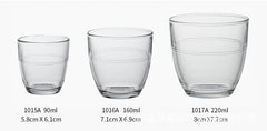 Tempered Glass Water Wine Glass Heat-resistant Scaled Milk Cup Mubimart