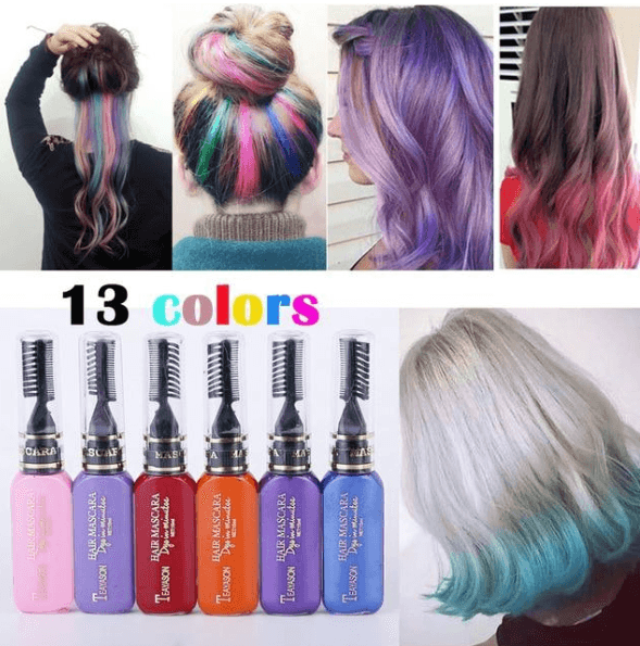 Temporary Hair Dye Mascara - Mubimart