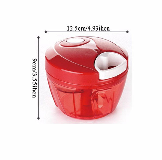 Tenta Kitchen 485ml Manual Food Chopper/Meat Grinder/Vegetable Slicer/Shredder/Grinder - Mubimart