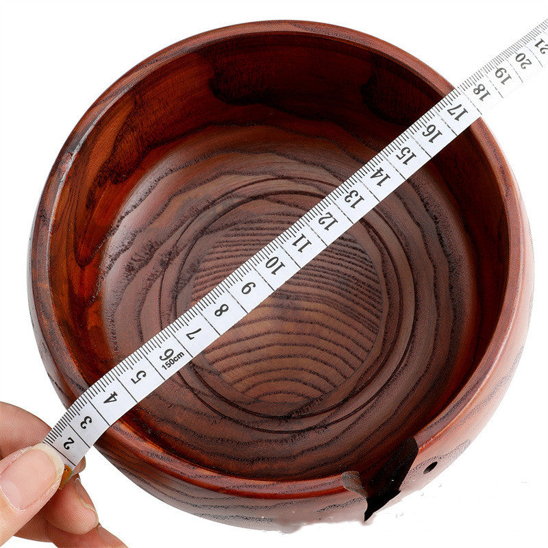 Textile Woolen Wooden Storage Bowl - Mubimart -  