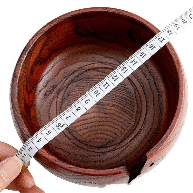 Textile Woolen Wooden Storage Bowl - Mubimart