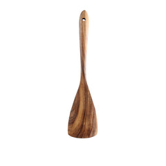 Thai Teak Unpainted Solid Wood Spatula Cooking Spoon Set - Mubimart -  