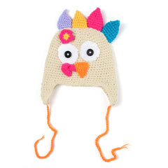 Thanksgiving hand-woven turkey hat - Mubimart -  