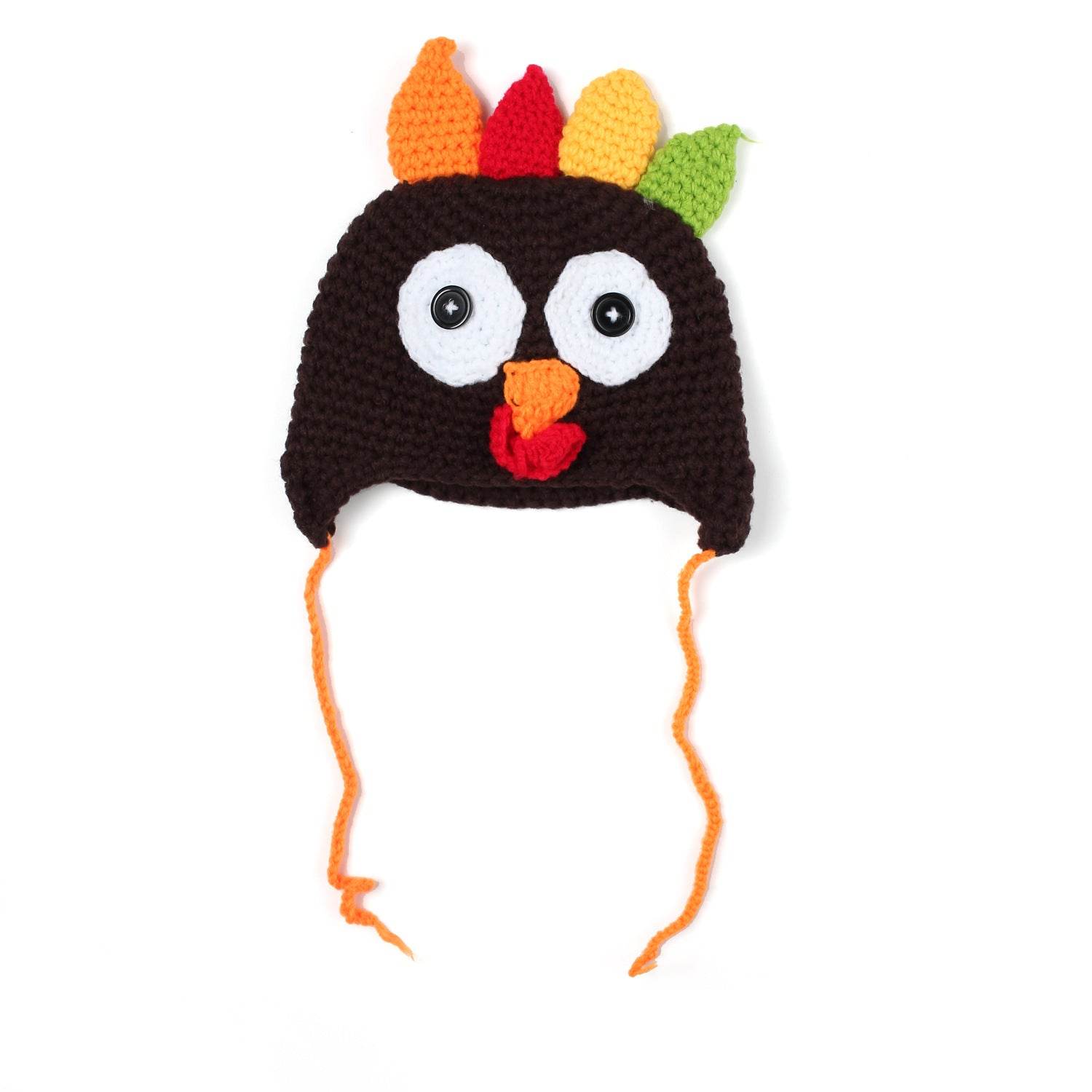 Thanksgiving hand-woven turkey hat - Mubimart