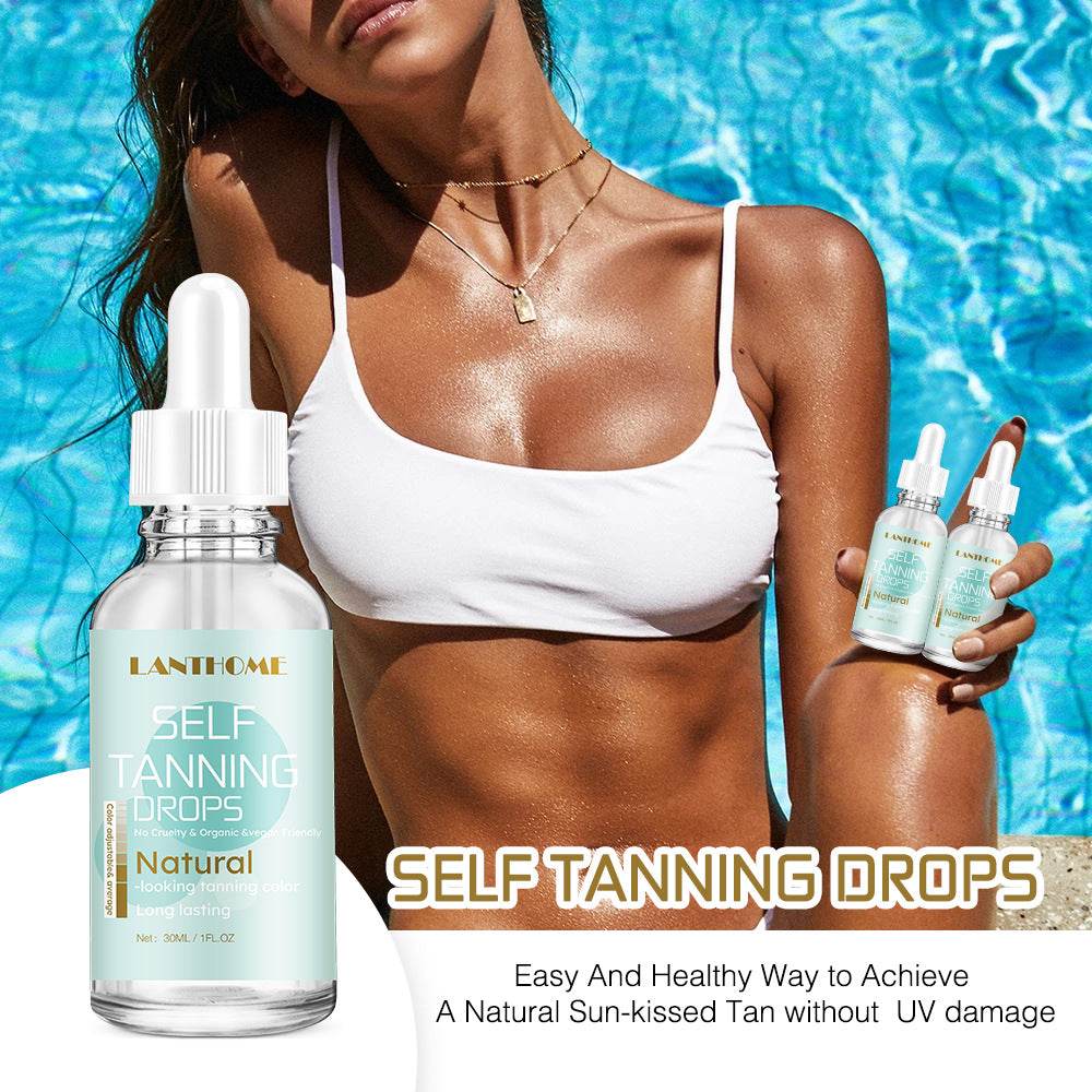 The Black Oil 30ml Sunless Wheat Color Body Lotion Nutrition Moisturizing Tanning Cream - Mubimart