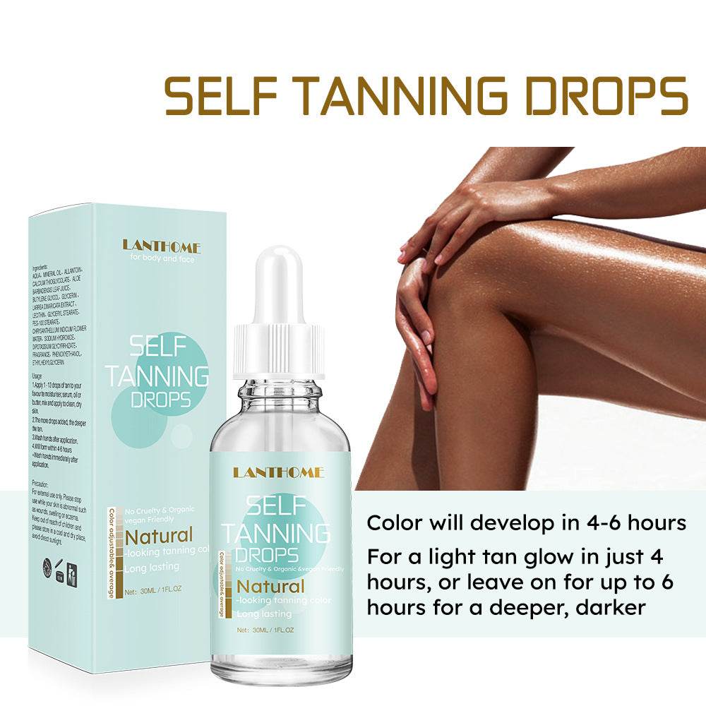 The Black Oil 30ml Sunless Wheat Color Body Lotion Nutrition Moisturizing Tanning Cream - Mubimart