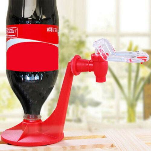 The Magic Tap Coke Bottle Inverted Plastic Beverage Water Dispenser Household Summer Party Kitchen - Mubimart