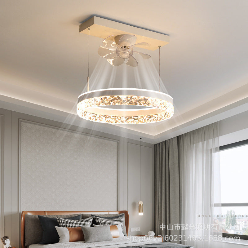 The New Ceiling Light Invisible Fan Scandinavian Light Luxury Ceiling Fan Light - Mubimart -  