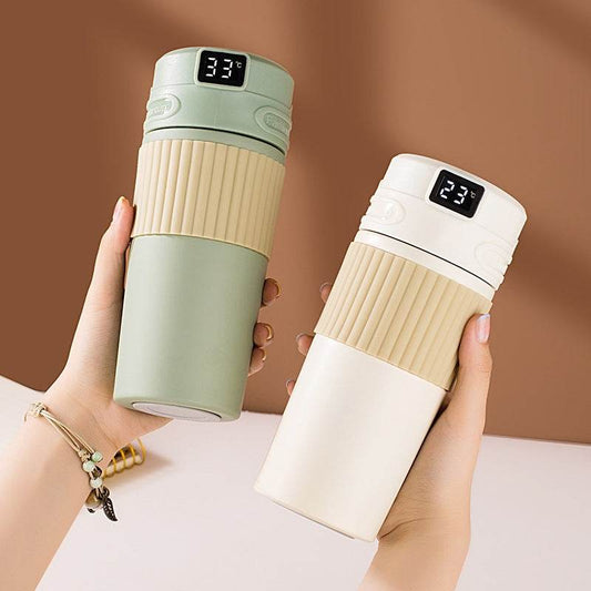 The New Stainless Steel Intelligent Temperature Display Coffee Cup Is Portable - Mubimart