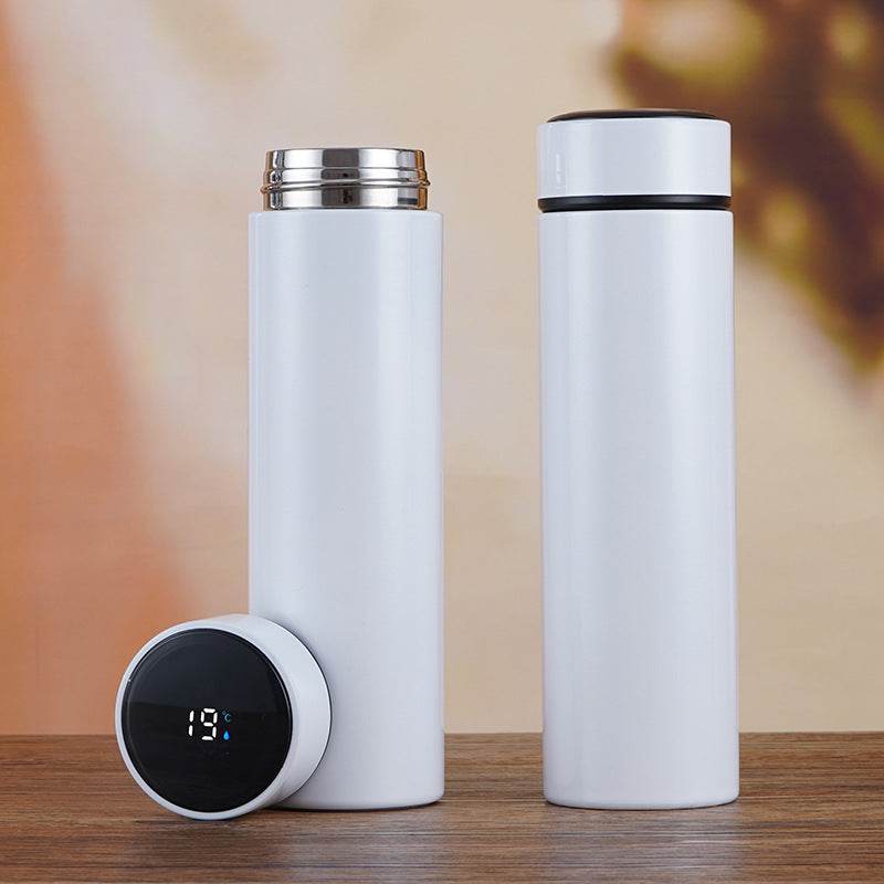 Thermal Insulation Digital Display Double-layer Stainless Steel Cup - Mubimart