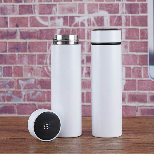 Thermal Insulation Digital Display Double-layer Stainless Steel Cup - Mubimart