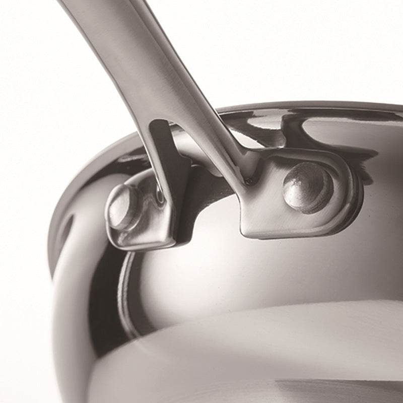Thick 304 Stainless Steel Non-coated Frying Pan - Mubimart