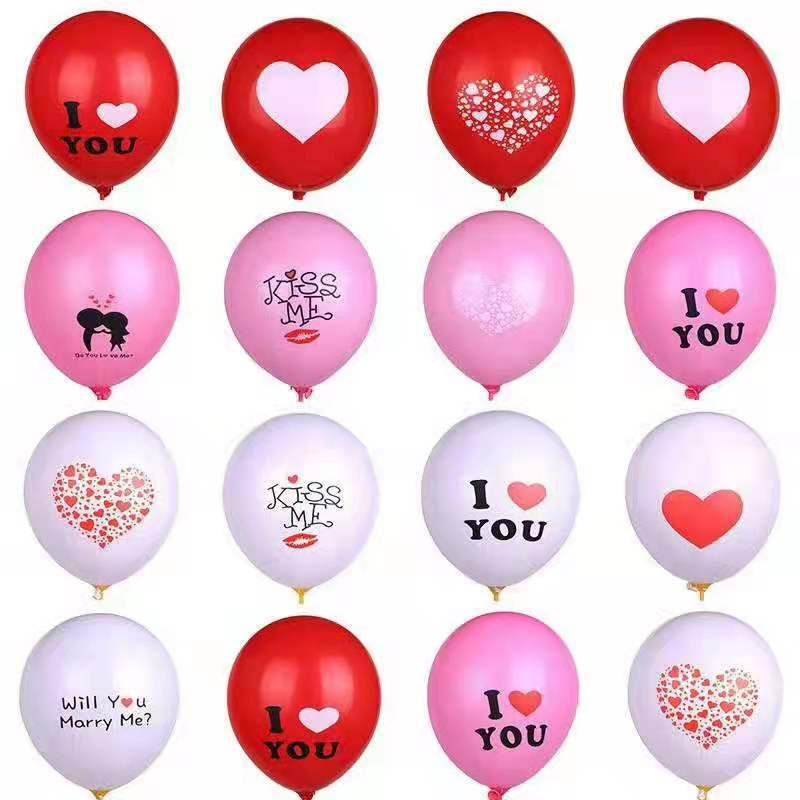 Thickened Balloon Wedding Room Balloon Layout Wedding Supplies Layout Valentine's Day Qixi Party - Mubimart