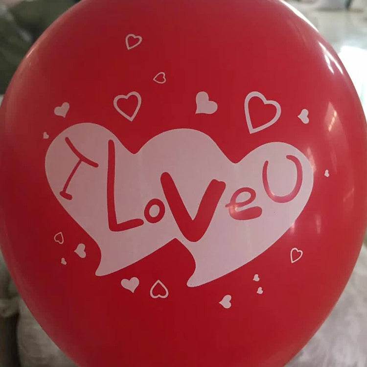 Thickened Balloon Wedding Room Balloon Layout Wedding Supplies Layout Valentine's Day Qixi Party - Mubimart