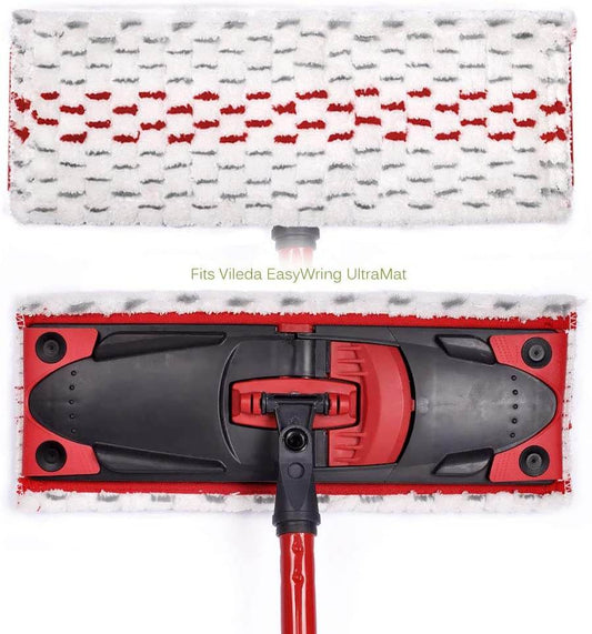 Thickened Double Buckle Mop Head Replacement Cloth - Mubimart