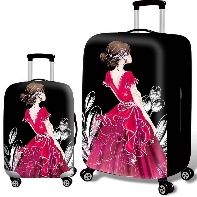 Thickened Elastic Wear-resistant Luggage Protective Cover - Mubimart