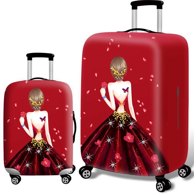 Thickened Elastic Wear-resistant Luggage Protective Cover - Mubimart