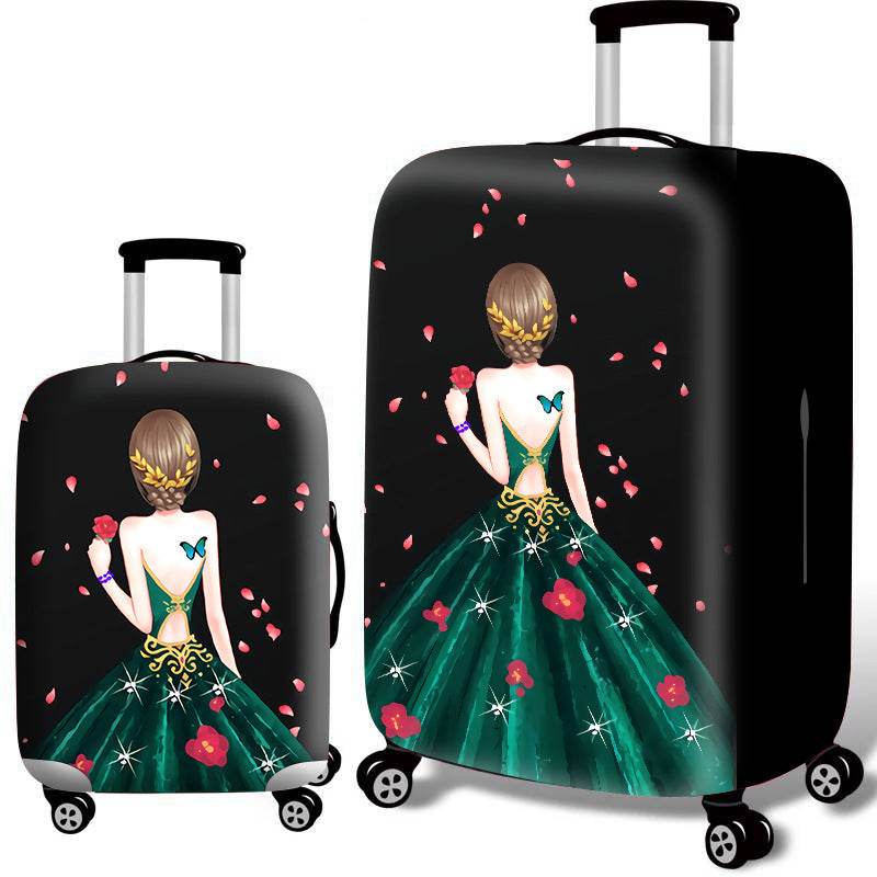 Thickened Elastic Wear-resistant Luggage Protective Cover - Mubimart