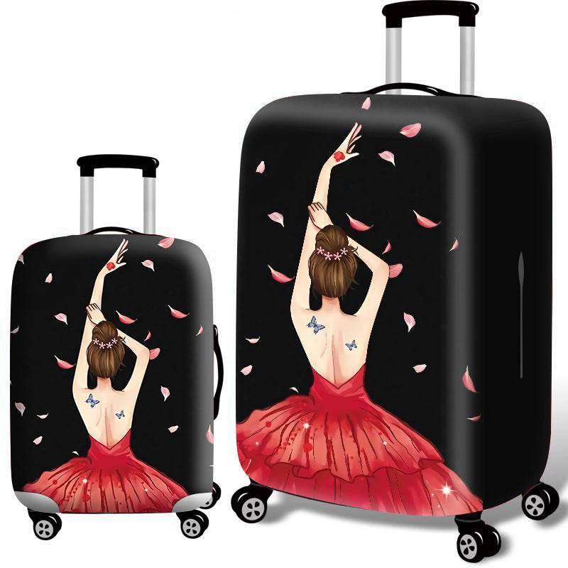 Thickened Elastic Wear-resistant Luggage Protective Cover - Mubimart