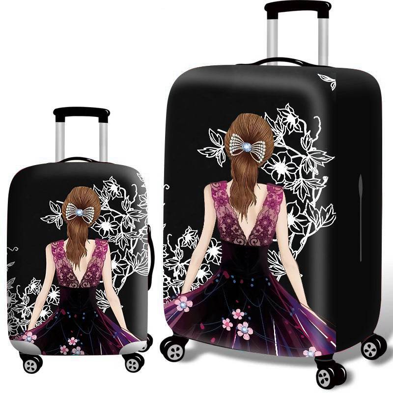 Thickened Elastic Wear-resistant Luggage Protective Cover - Mubimart