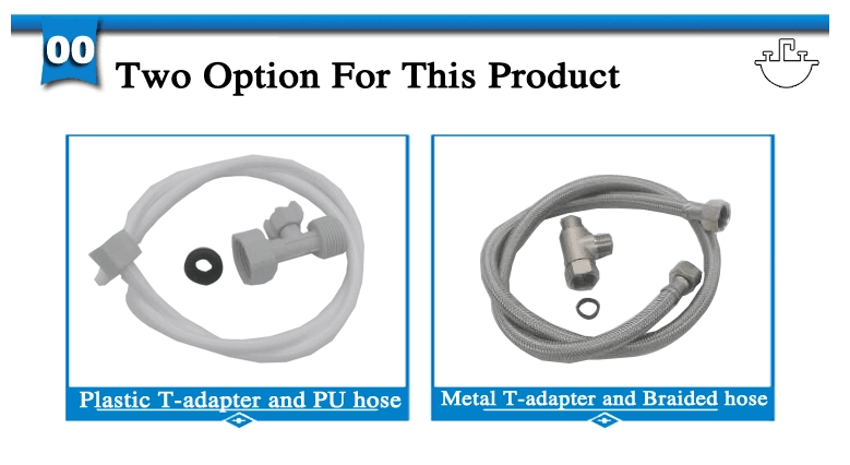 Thin Hygiene Dual Nozzles Toilet Slim Bidet Attachment - Mubimart