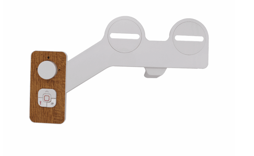 Thin Hygiene Dual Nozzles Toilet Slim Bidet Attachment - Mubimart