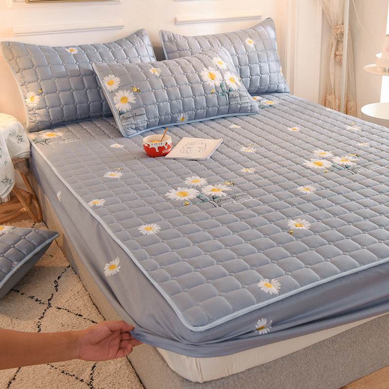 Thin Mattress Dustproof Protection Bed Cover Full Package - Mubimart