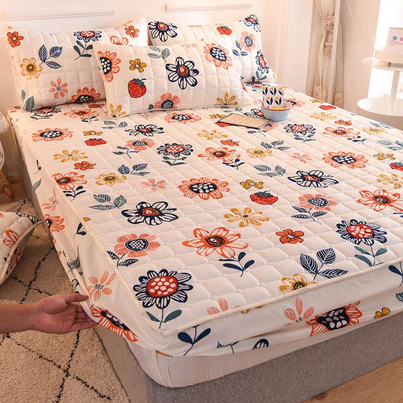 Thin Mattress Dustproof Protection Bed Cover Full Package - Mubimart