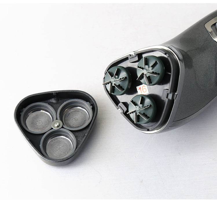Three-Blade Rotary Electric Shaver Electric Razor - Mubimart