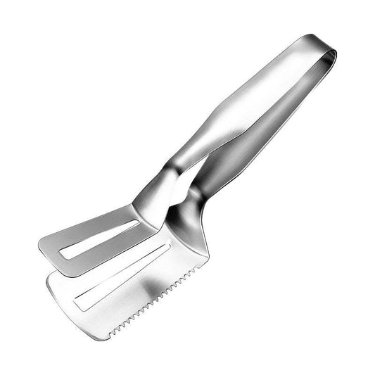 Three-In-One Fried Fish Tongs Thickened Food Tongs Barbecue Tongs Bread Tongs - Mubimart